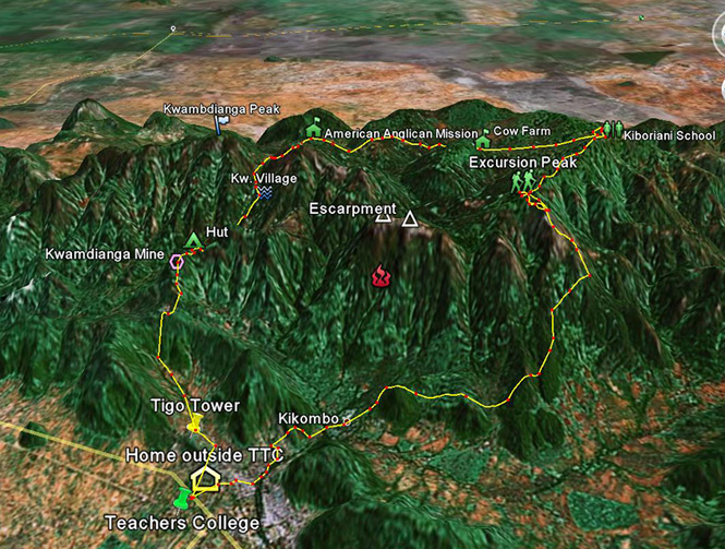 3D Topo map of my district